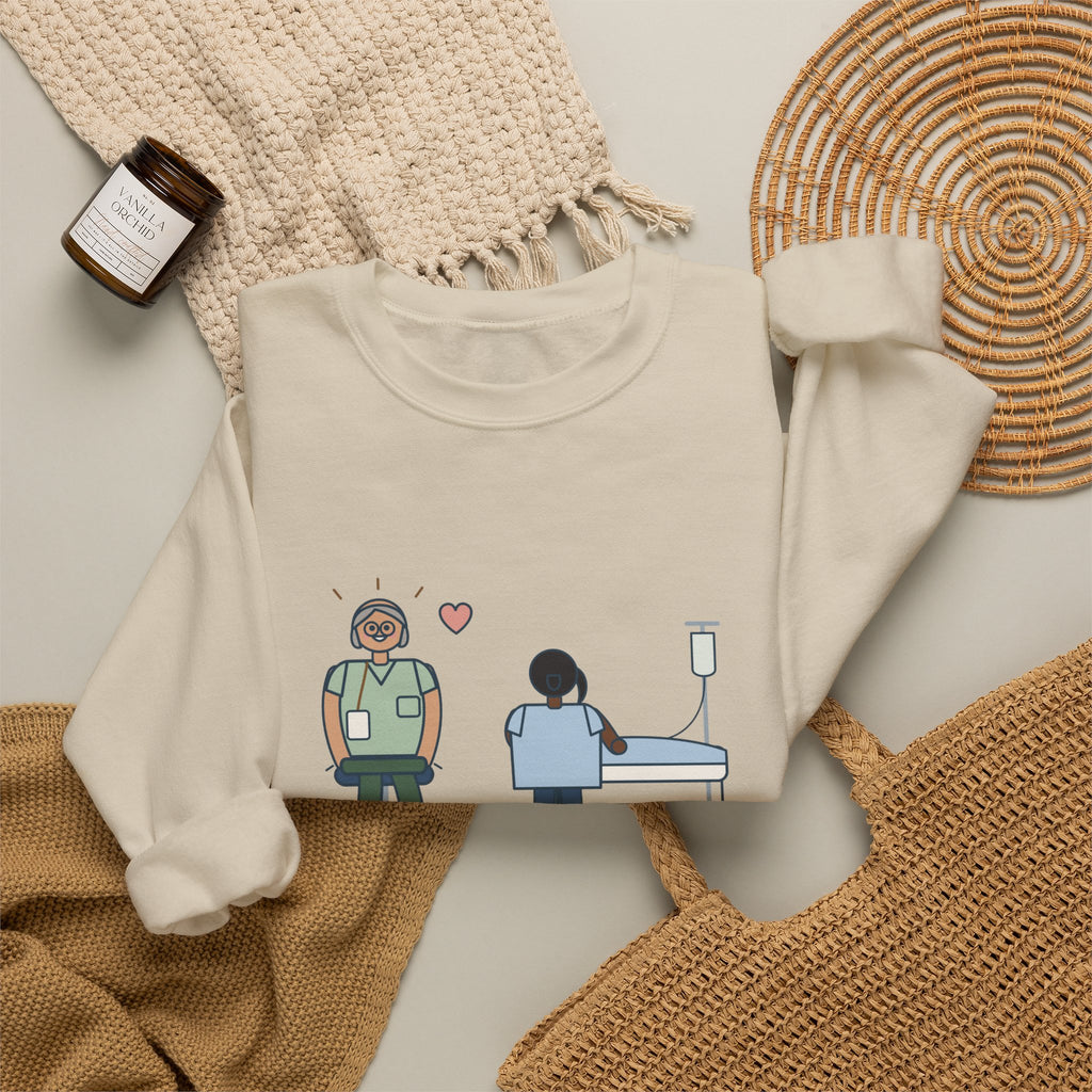 Preceptor Crewneck Sweatshirt - Sitting on My Hands. You've Got This. Nurse Mentor Gift