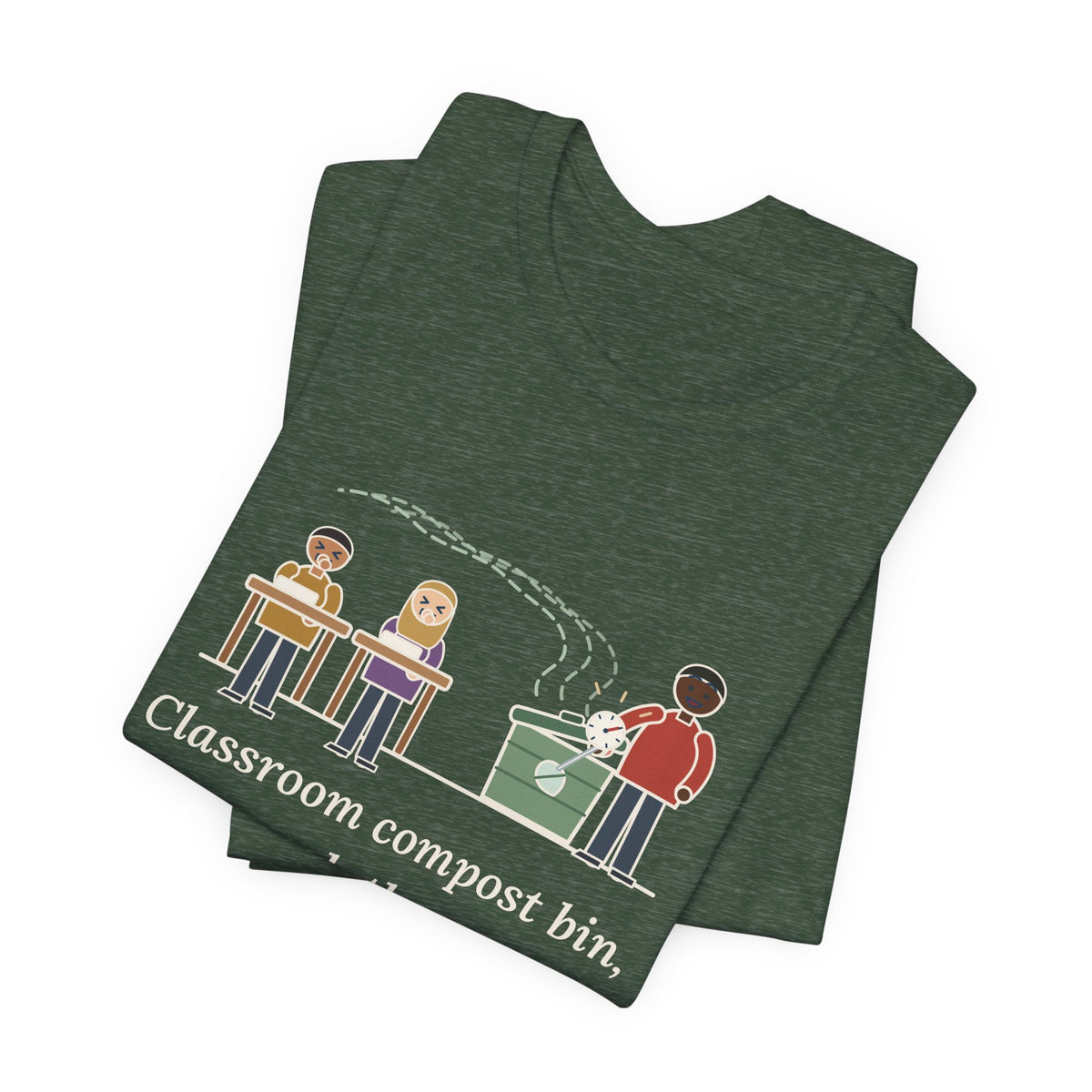 Environmental Science Teacher T-Shirt - Classroom Compost Bin, Week Three. Everyone Knows. Funny Tee