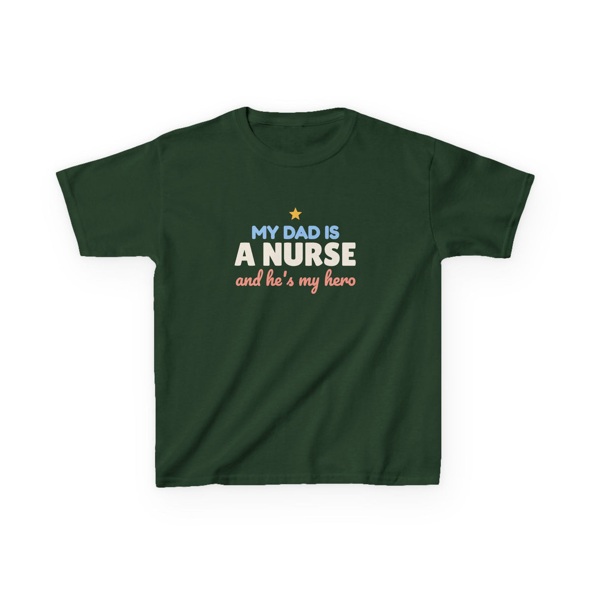 My Dad Is a Nurse Youth T-Shirt, Proud Nurse Dad Kids Shirt