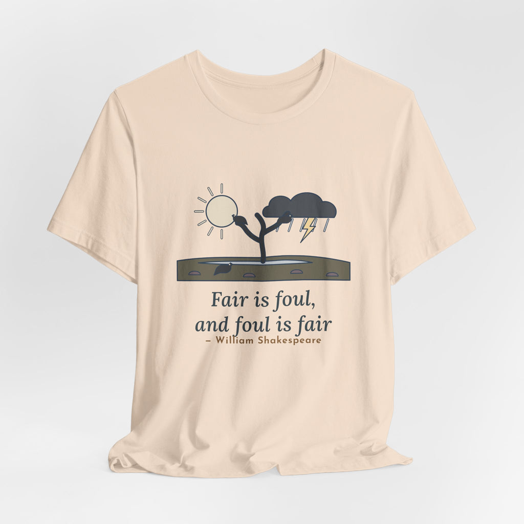 Shakespeare Quote T-Shirt, Fair Is Foul and Foul Is Fair, Gothic Twisted Heath Tree Tee
