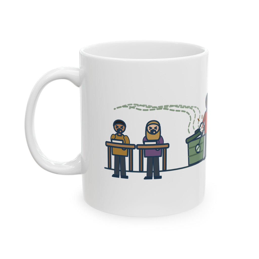 Environmental Science Teacher Mug - Classroom Compost Bin, Week Three 11oz Coffee Mug