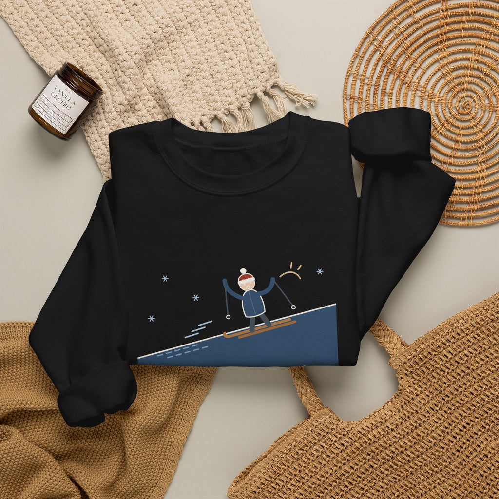 Cross-Country Ski Crewneck Sweatshirt - I Guessed the Wax Wrong. Nordic Skier Apres Gift