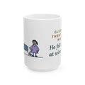 Large Sleep Lab Nurse Mug 15oz - Twenty-Two Wires. He Fell Asleep at Wire Three.
