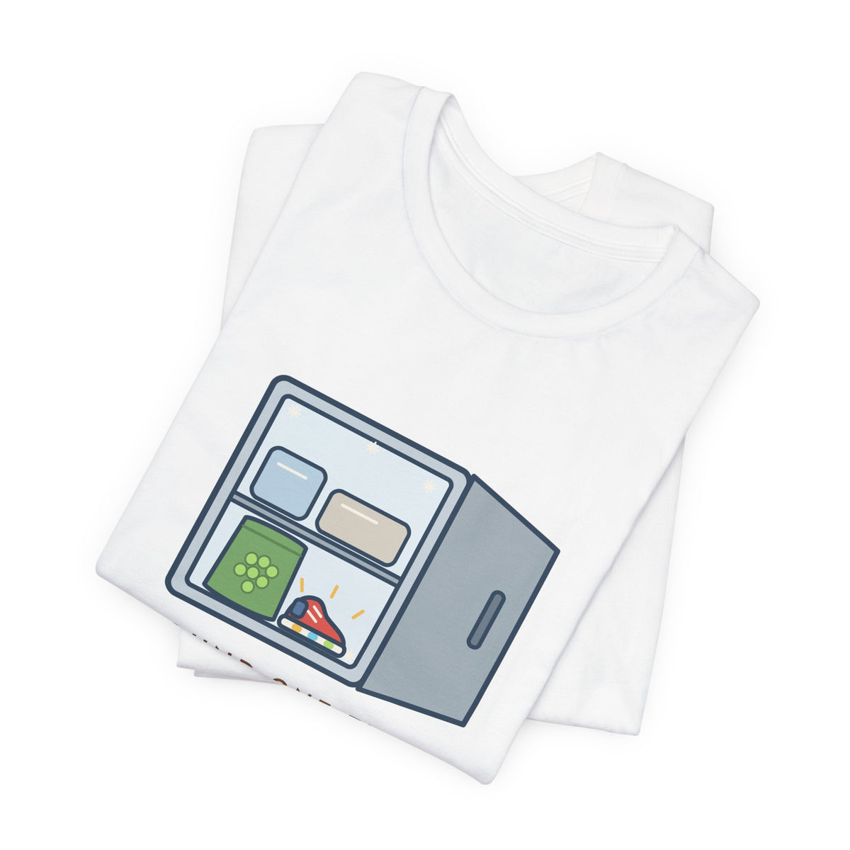 Funny Toddler Parent T-Shirt - Found One Tiny Shoe in the Freezer, Next to the Peas