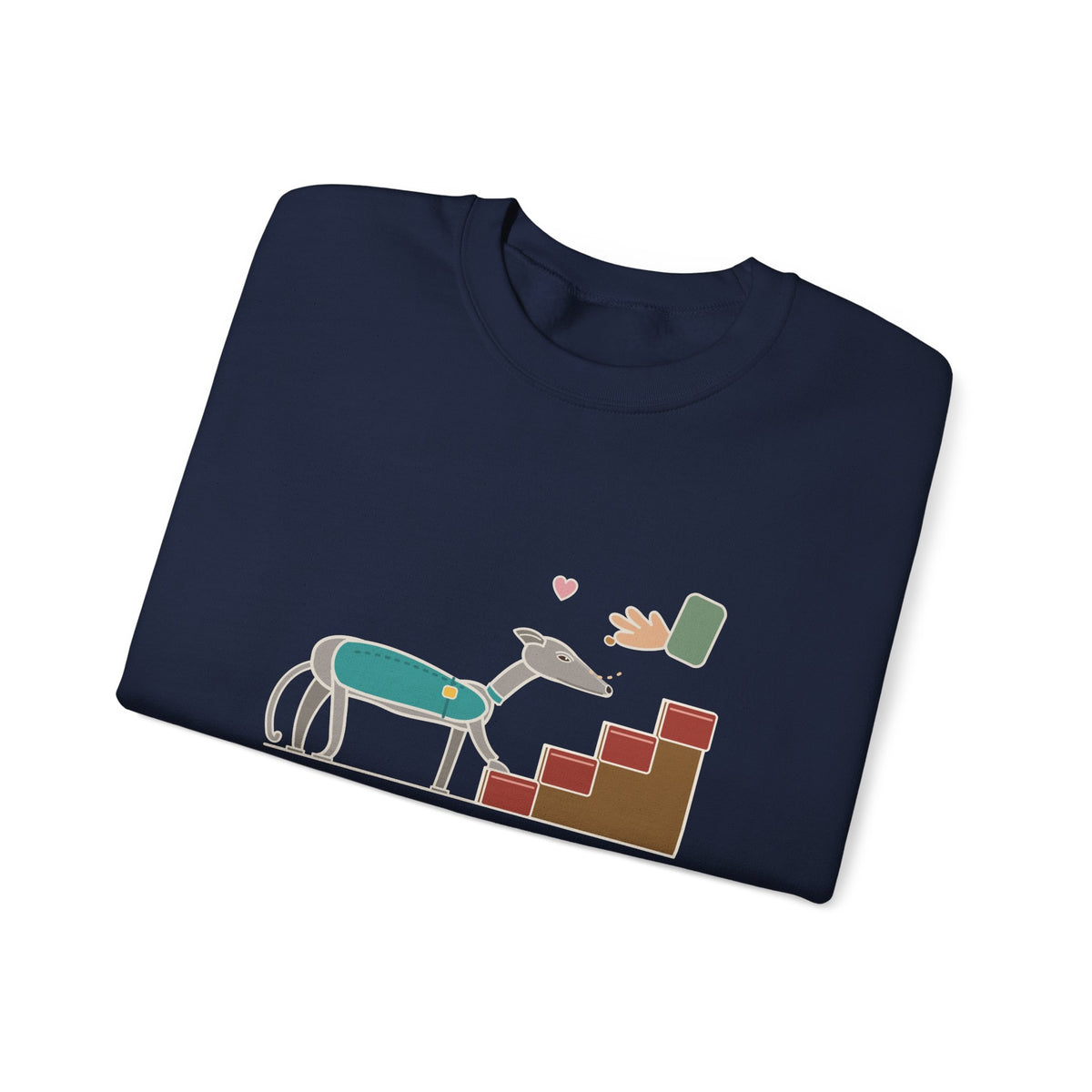 Greyhound Crewneck Sweatshirt - Retired Racer. Stairs Are the New Event. Adopter Gift