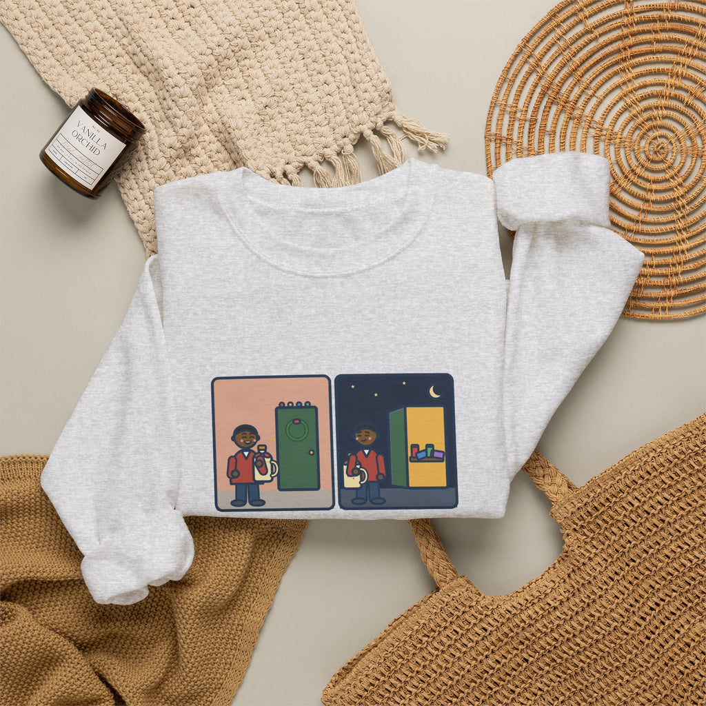 Eggnog Sweatshirt, Brought a Gallon to the Holiday Party, Brought Home a Gallon, Funny Party Door Crewneck