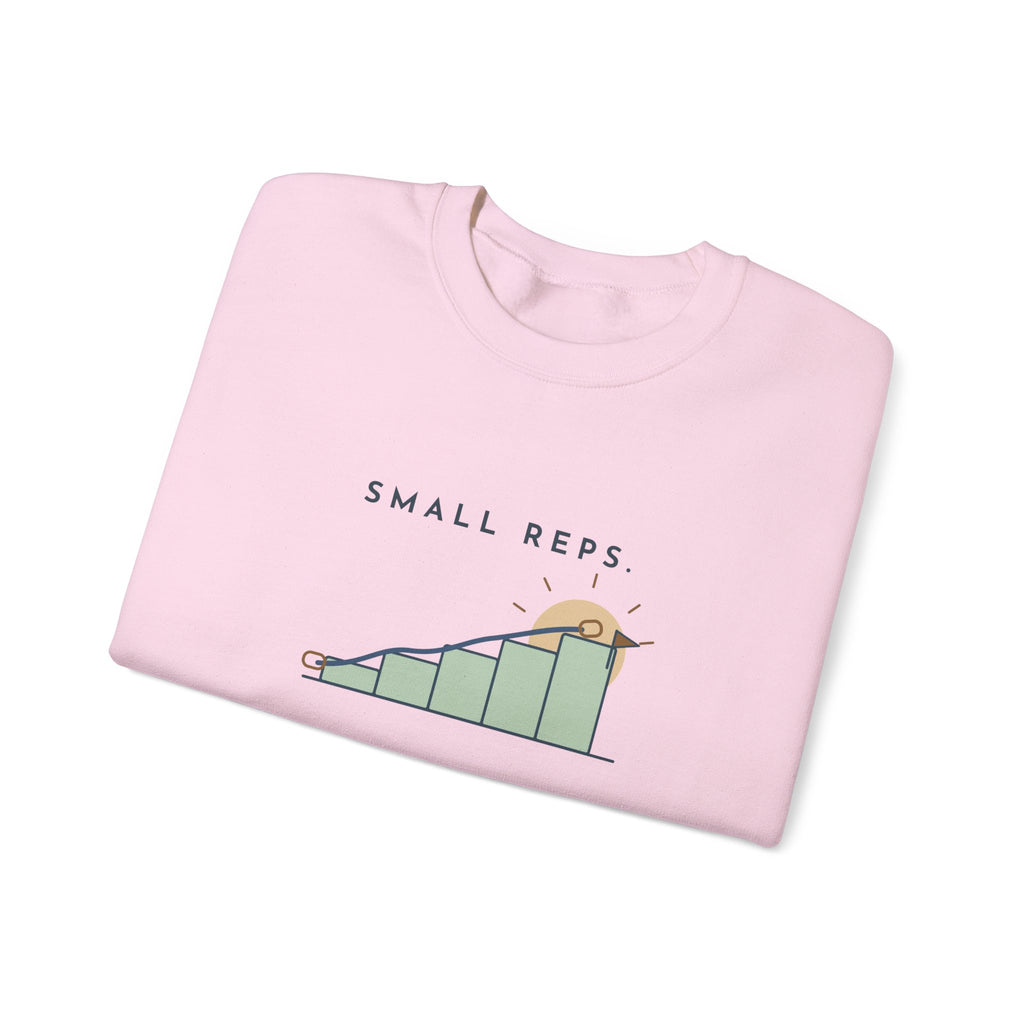 Physical Therapist and OT Crewneck Sweatshirt - Small Reps, Big Comebacks Gift