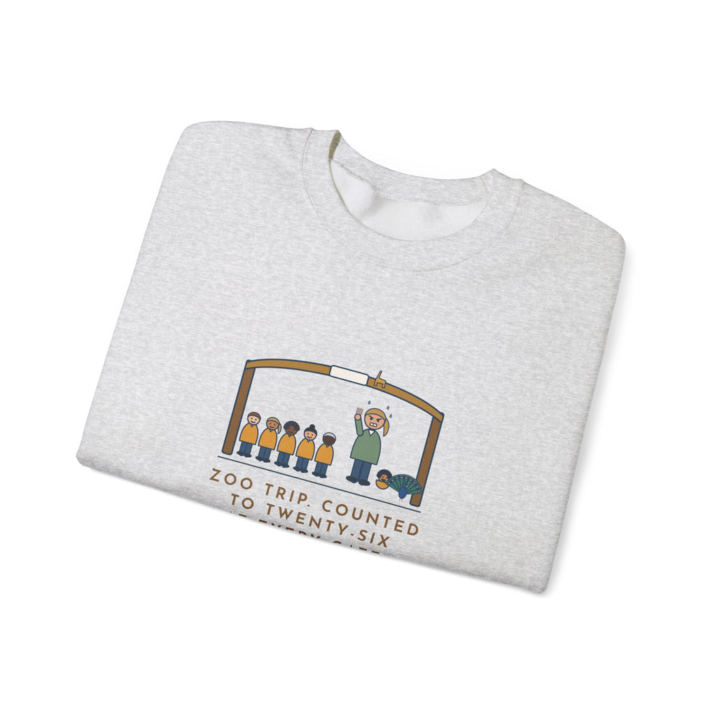 Field Trip Crewneck Sweatshirt - Counted Twenty-Five Once and Aged a Year