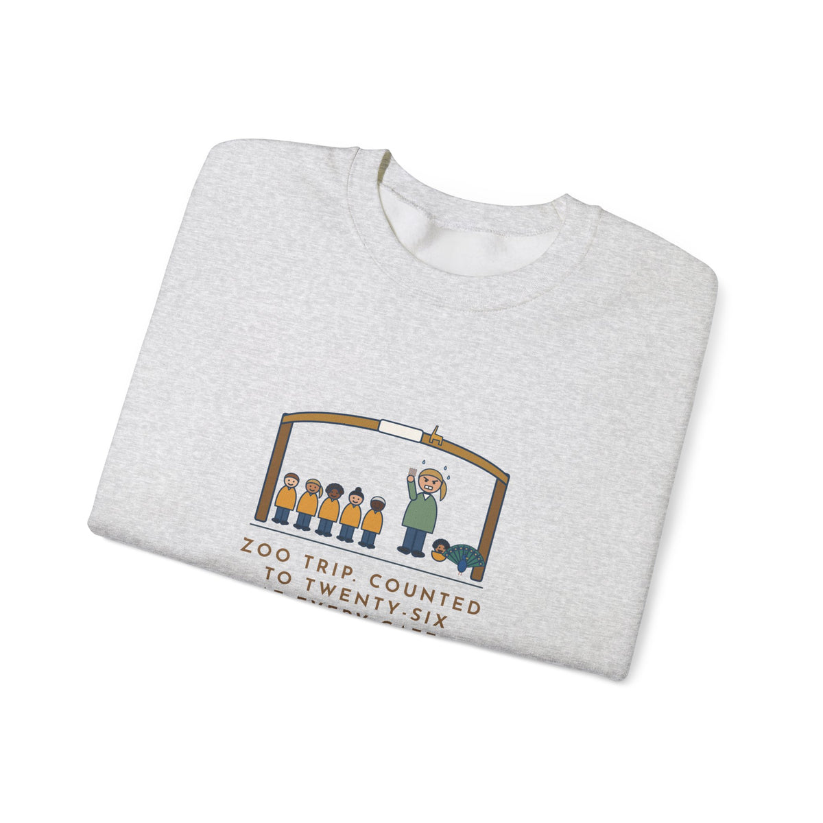 Field Trip Crewneck Sweatshirt - Counted Twenty-Five Once and Aged a Year