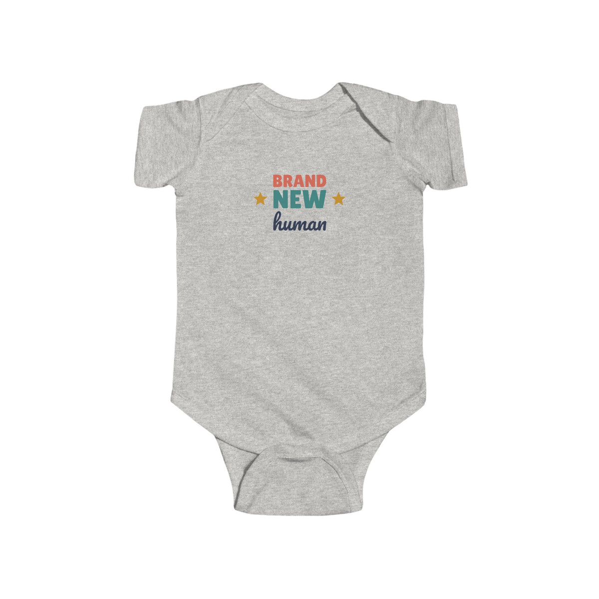 Brand New Human Baby Bodysuit, Funny Newborn Outfit