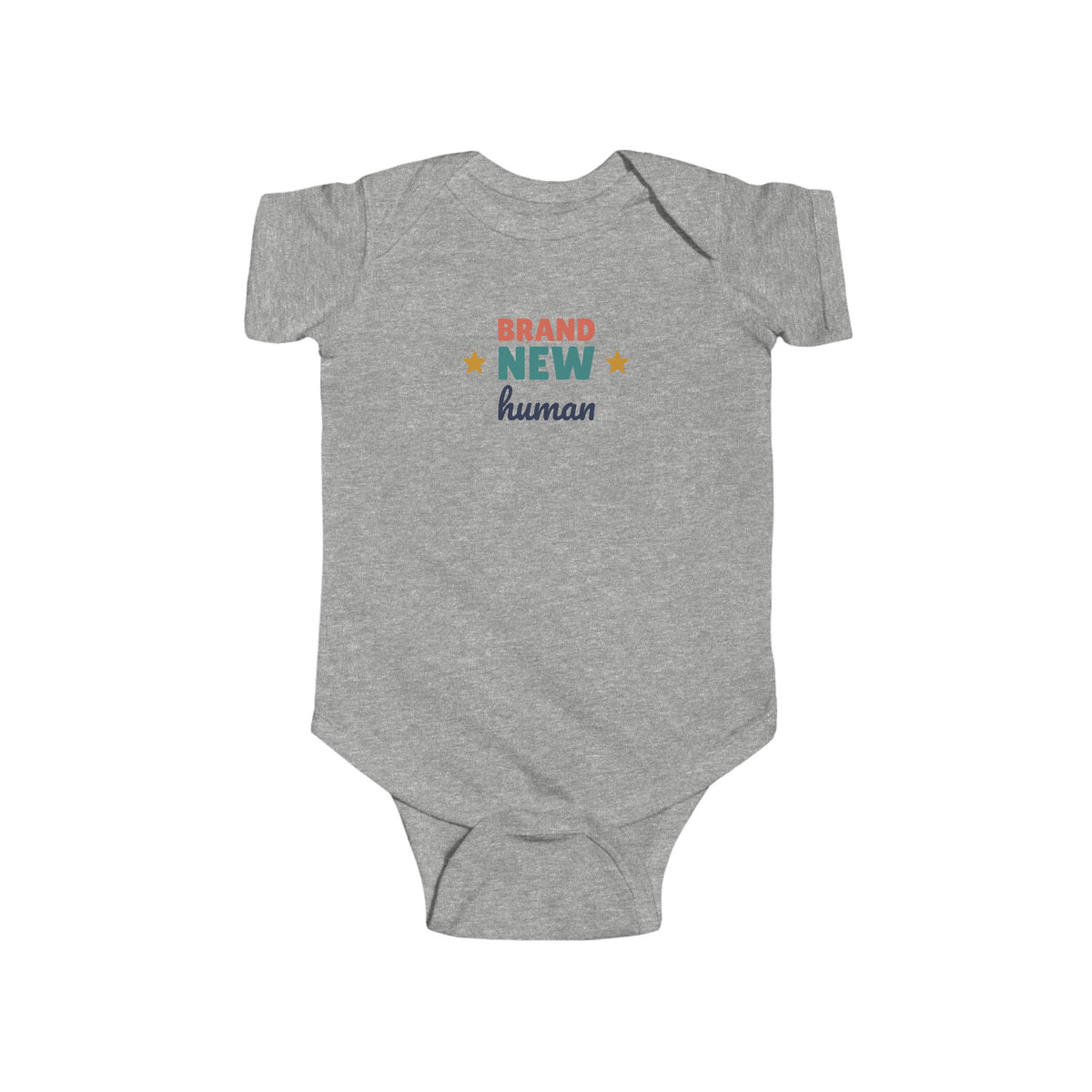 Brand New Human Baby Bodysuit, Funny Newborn Outfit