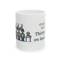 Study Hall Teacher Mug - One Wall Outlet. Thirty Phones on Low Battery. 11oz Coffee Mug