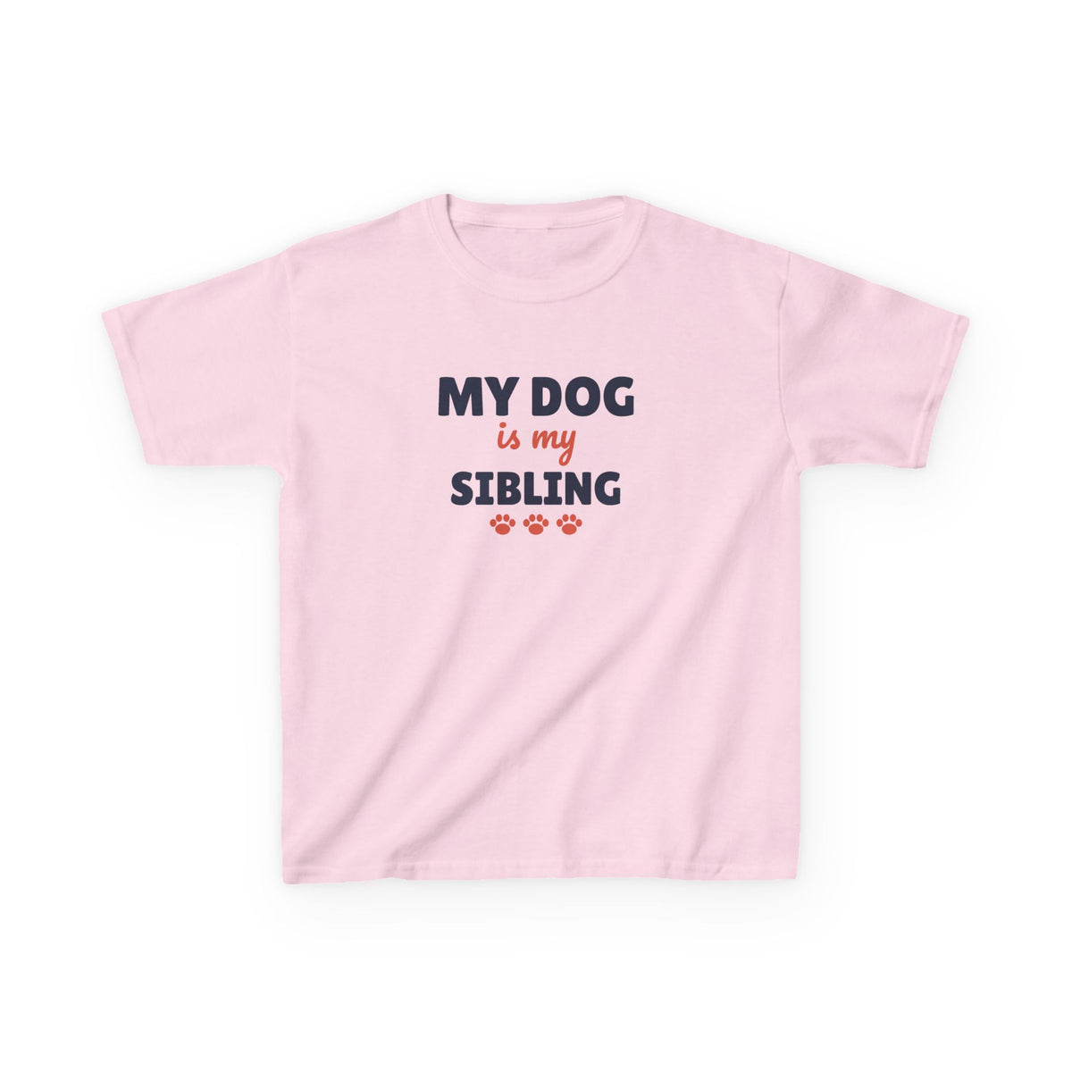My Dog Is My Sibling Youth T-Shirt, Dog Lover Kids Shirt