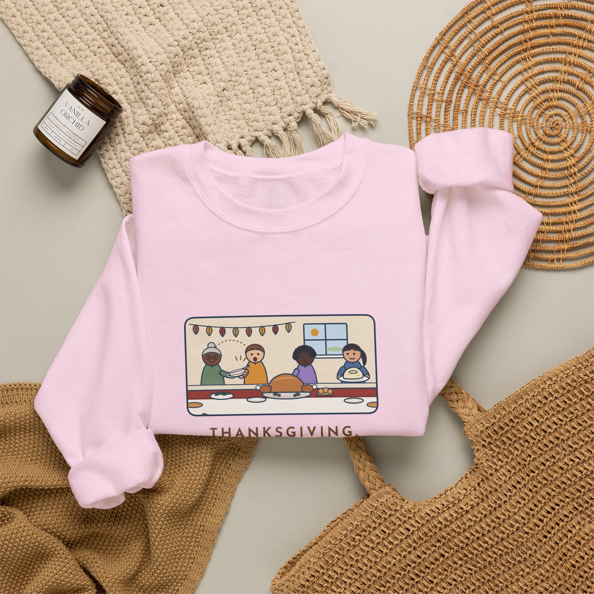 Thanksgiving Sweatshirt, Made Two Quarts of Gravy, Ran Out Before the Potatoes Came Around, Funny Empty Gravy Boat Crewneck
