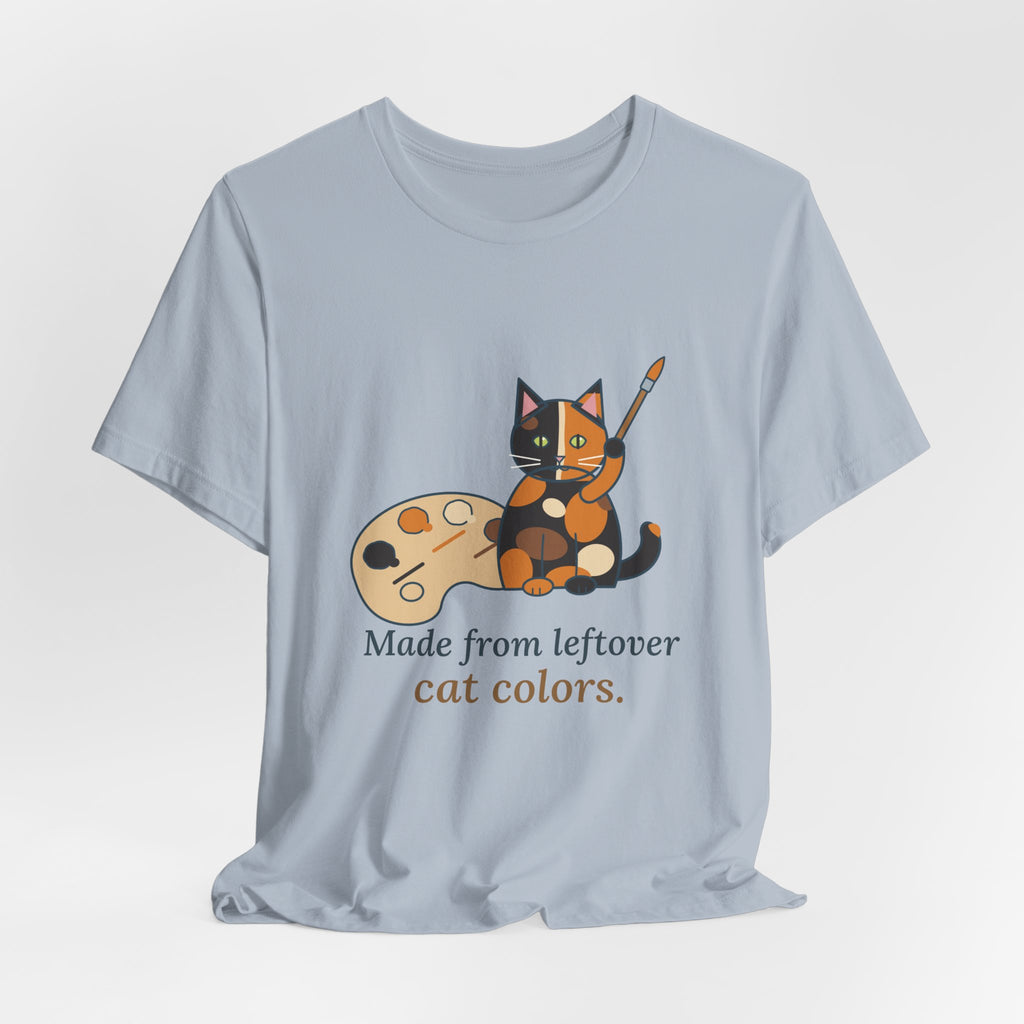 Tortoiseshell Cat T-Shirt - Made From Leftover Cat Colors Tortie Cat Tee