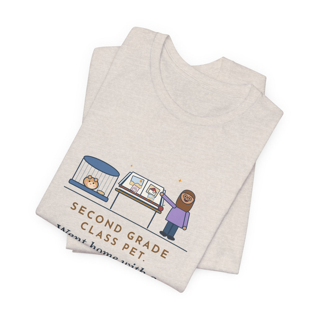 Funny Class Pet T-Shirt, Went Home with a Different Family Every Weekend, Came Back with a Scrapbook, Weekend Scrapbook Tee