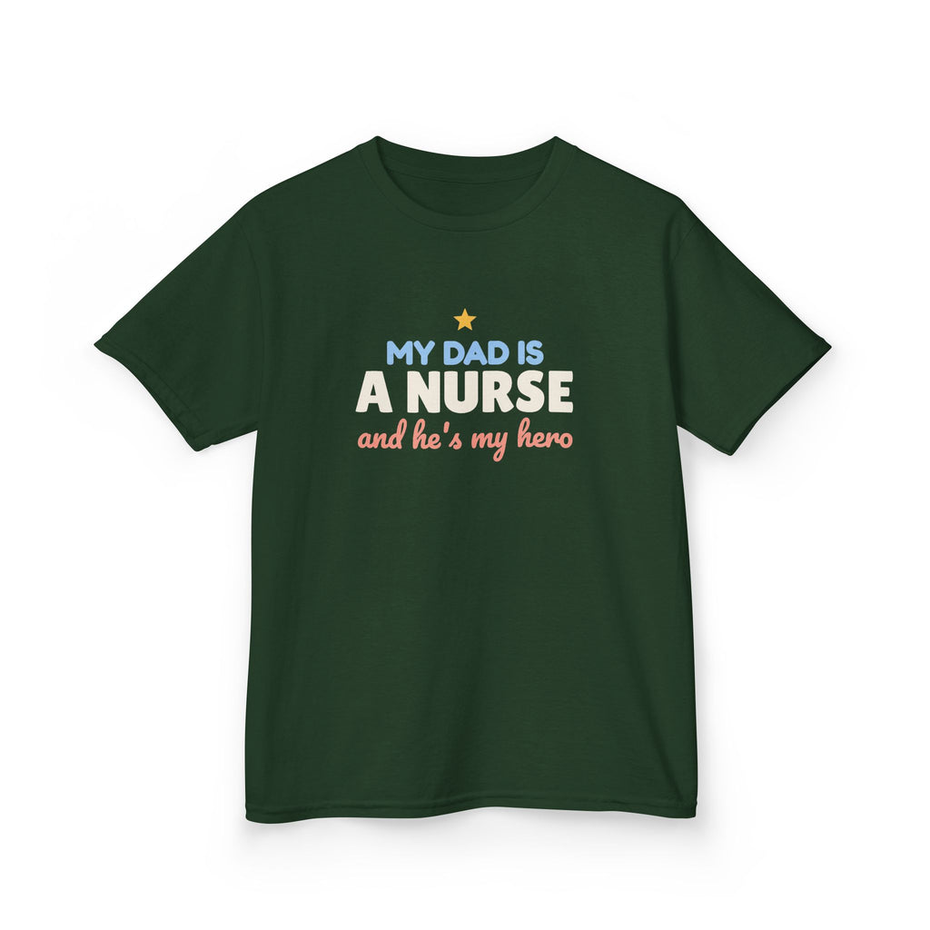 My Dad Is a Nurse Youth T-Shirt, Proud Nurse Dad Kids Shirt