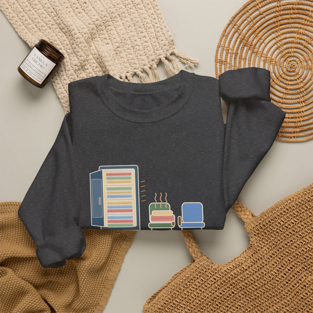 Chaplain Crewneck Sweatshirt - Mostly I Listen. Sometimes I Find Warm Blankets.