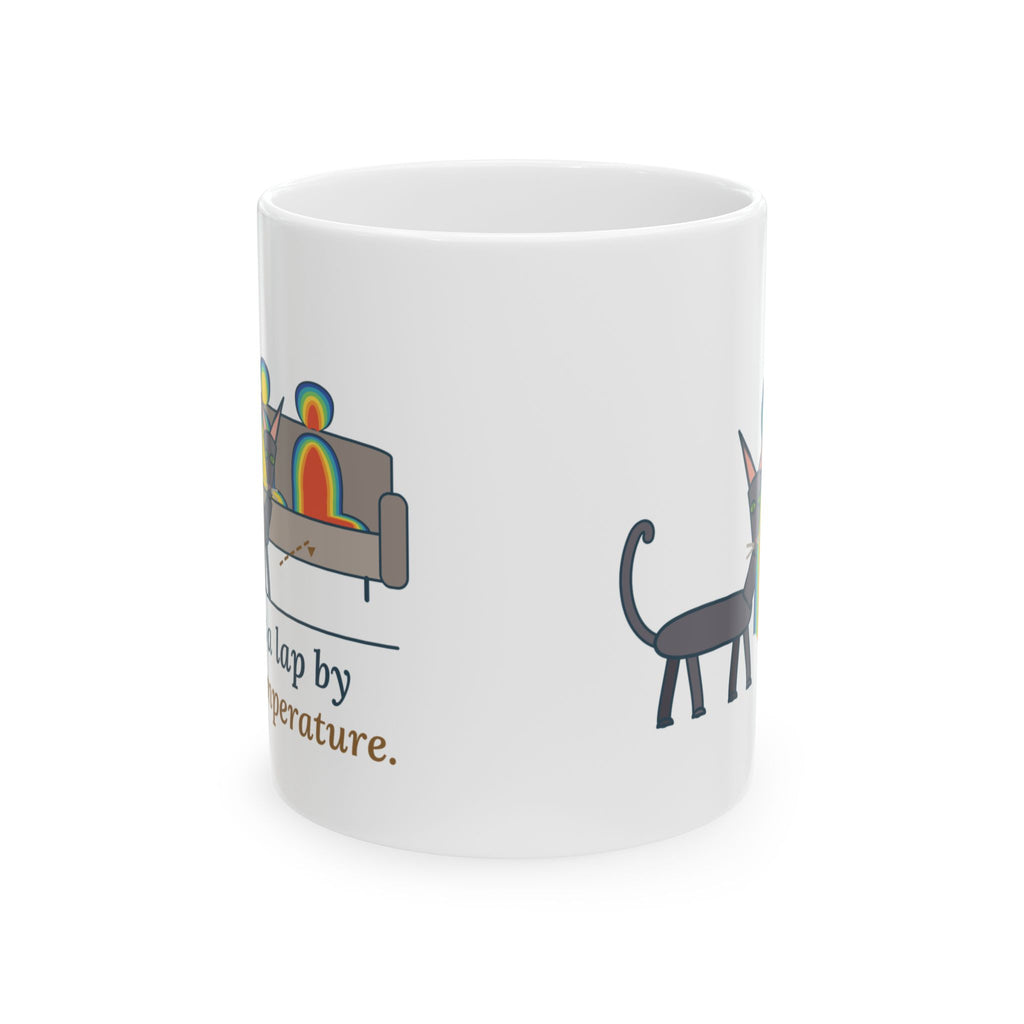 Oriental Shorthair Coffee Mug - Picks a Lap by Body Temperature