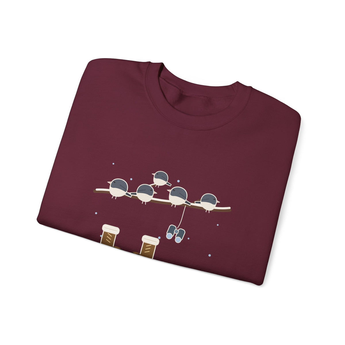 Winter Birders Crewneck Sweatshirt - Counting Juncos Until My Toes File a Complaint