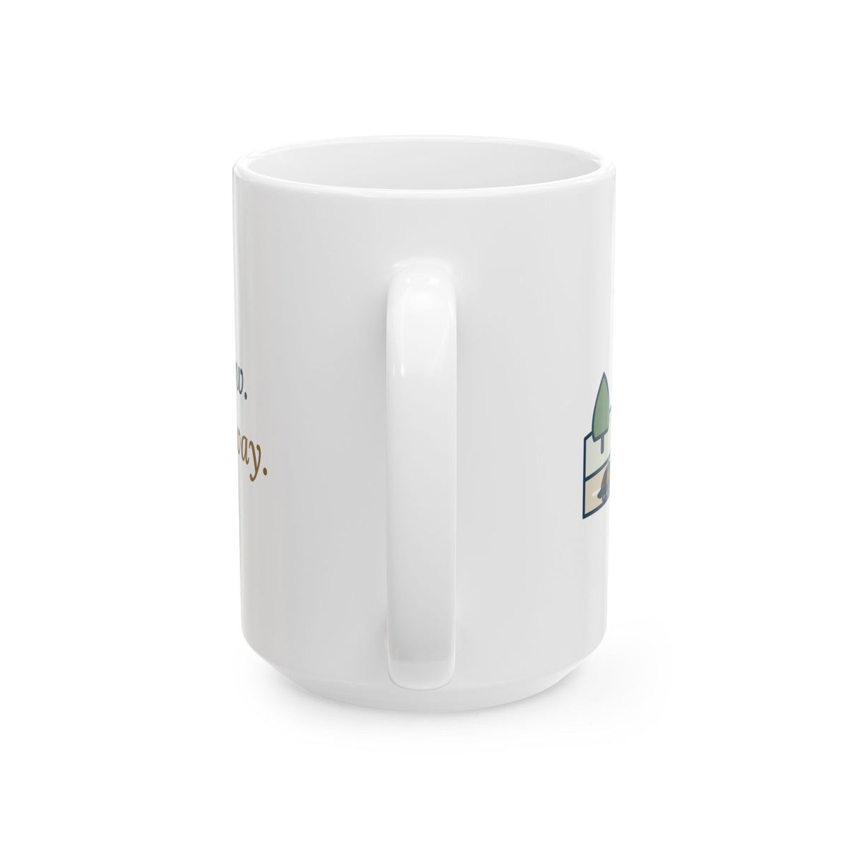 Ran It Slow. Ran It Anyway. 15oz Mug, Large Running Coffee Mug with Turtle Pace