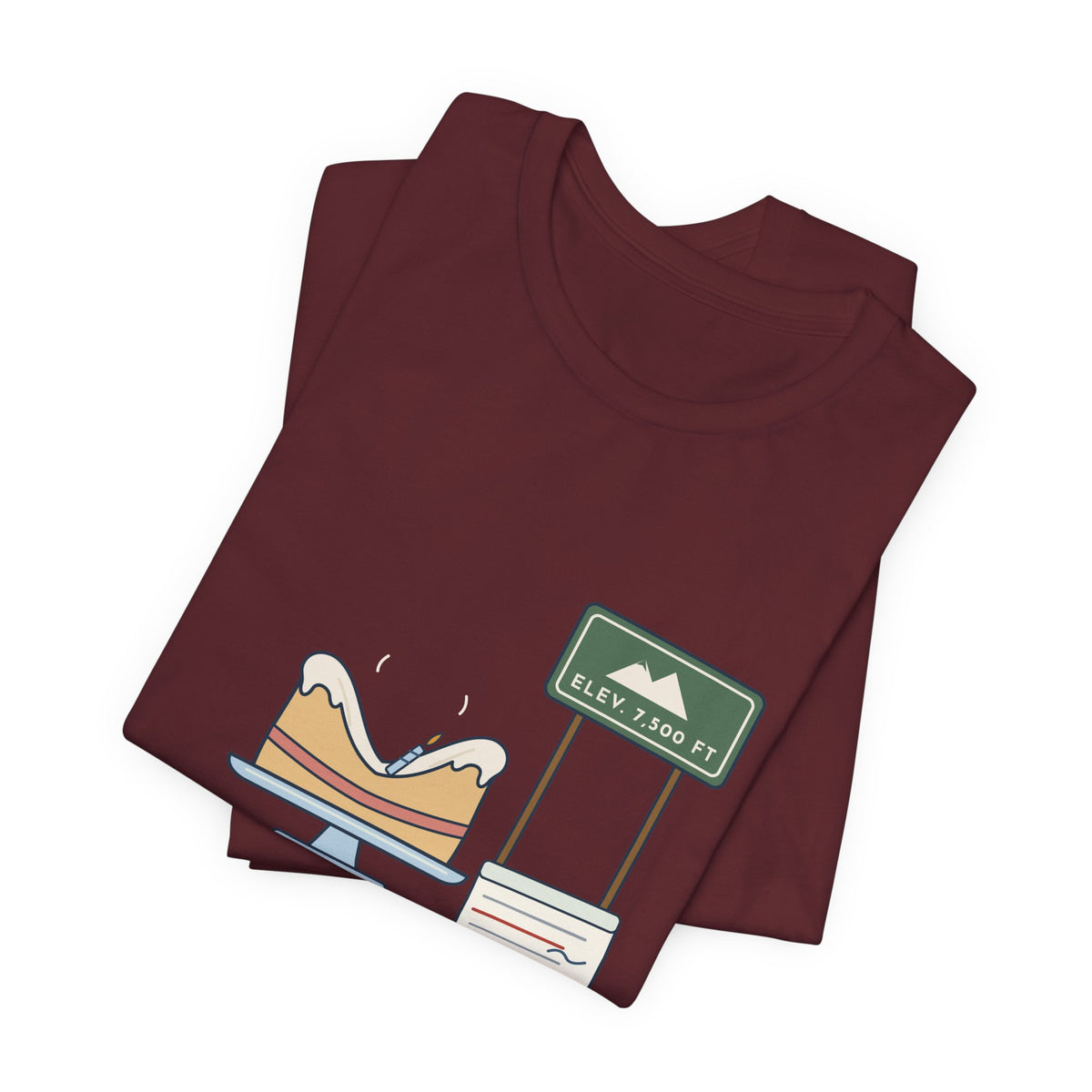 High-Altitude Baking T-Shirt - Adjusted for Altitude. Still Flat. Colorado Baker Tee