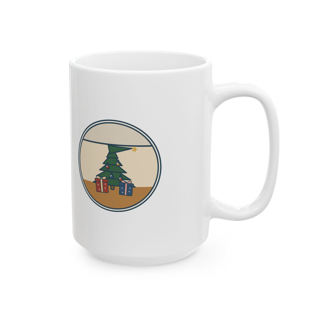 Large 15oz Permit Tree Mug - Cut an Eleven-Foot Tree for a Nine-Foot Ceiling