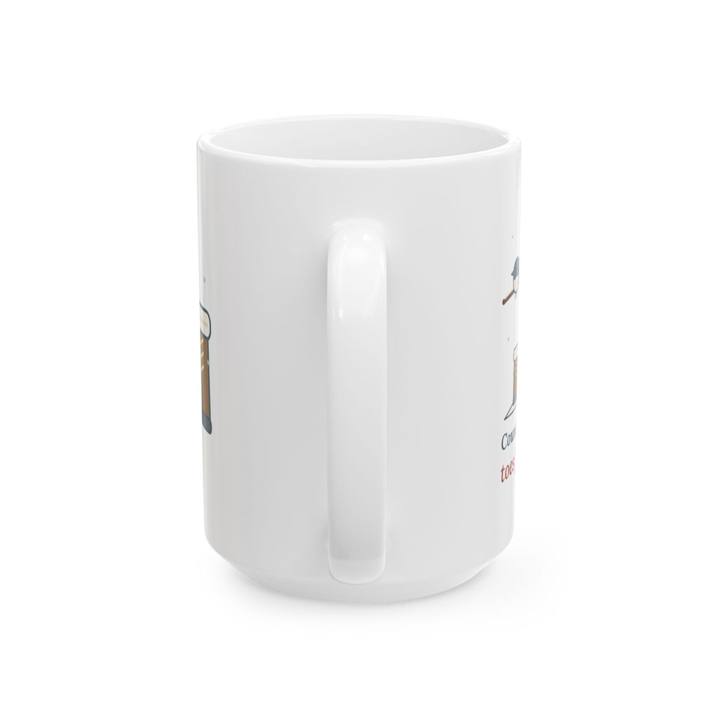 Large 15oz Birders Mug - Counting Juncos Until My Toes File a Complaint Winter Birding Mug
