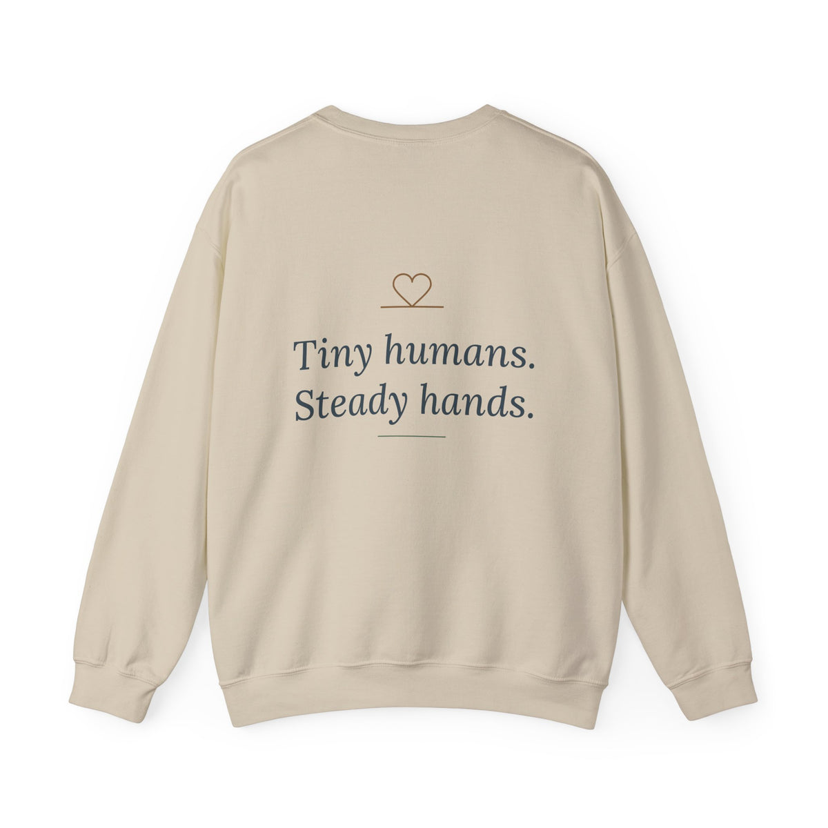 NICU Nurse Sweatshirt, Neonatal Nurse Crewneck, NICU Nurse Gift, Minimalist Nurse Christmas Gift, Sand or Light Blue