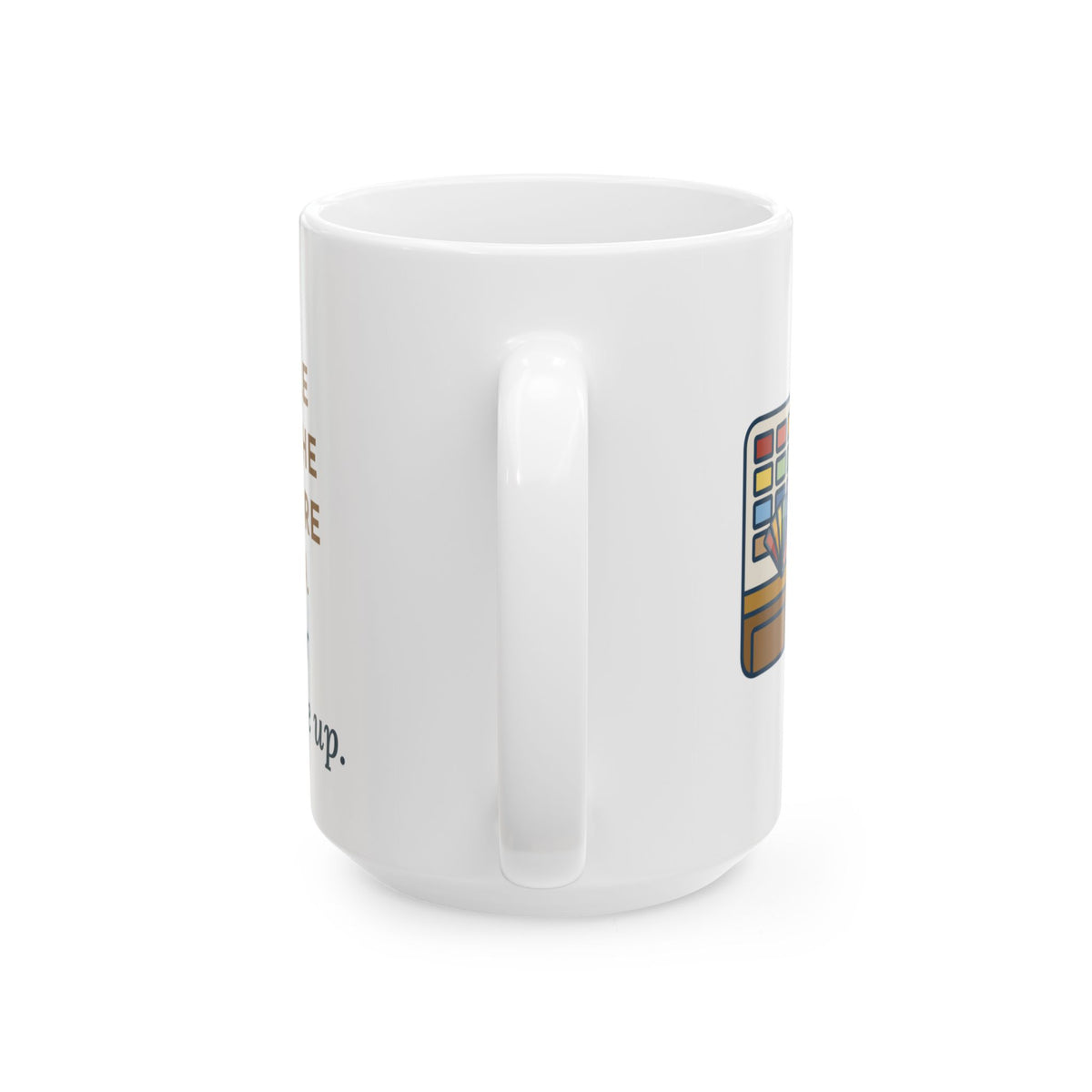 Took Him to the Paint Store for Fun, The Color Matcher Gave Up 15oz Mug, Large Funny Merle Dog Coffee Mug