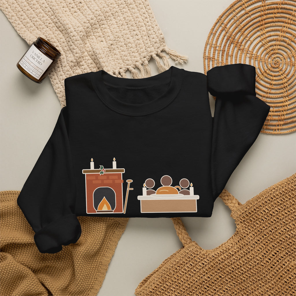 God Bless Us Every One Sweatshirt, Christmas Dickens Quote Crewneck with Hearth and Goose