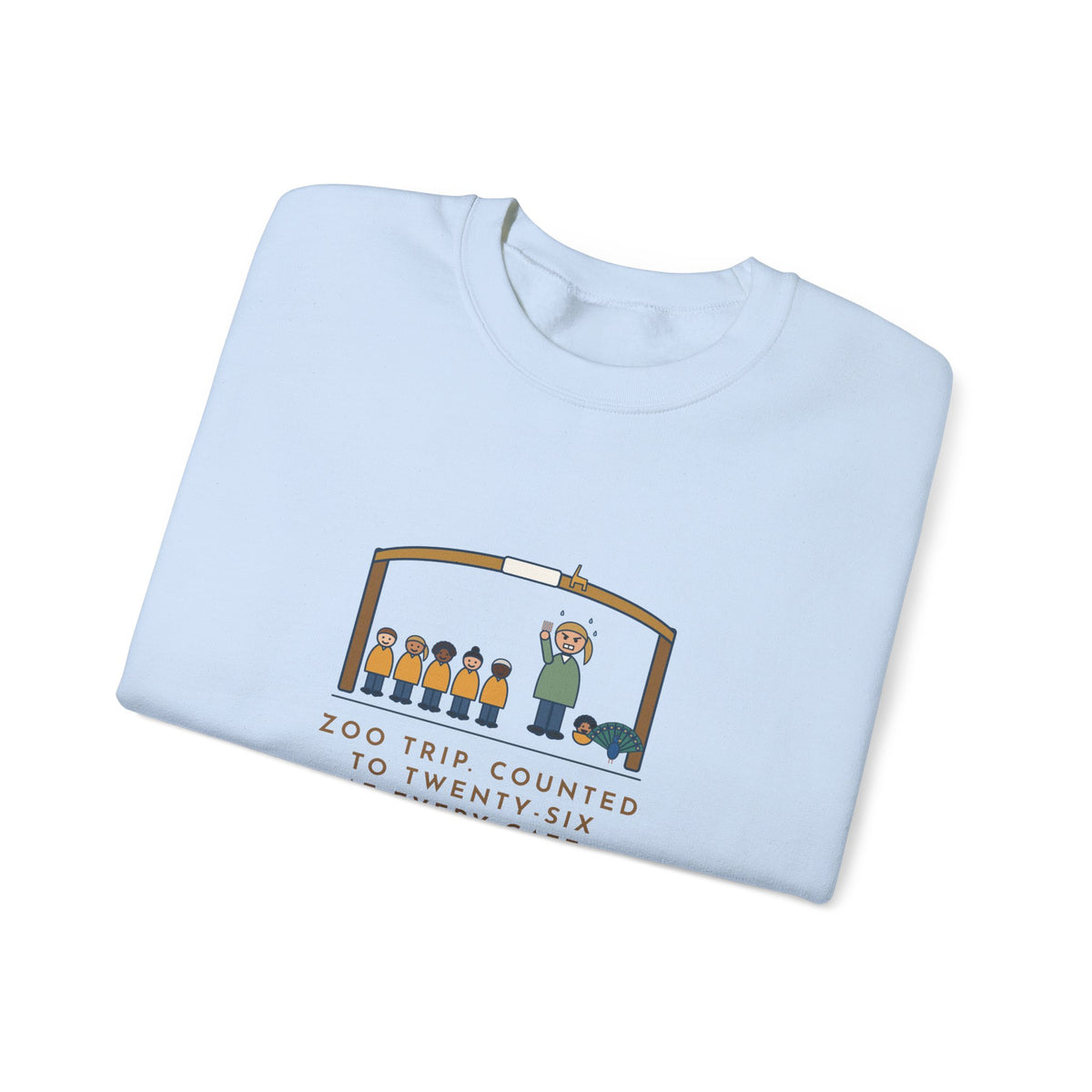 Field Trip Crewneck Sweatshirt - Counted Twenty-Five Once and Aged a Year
