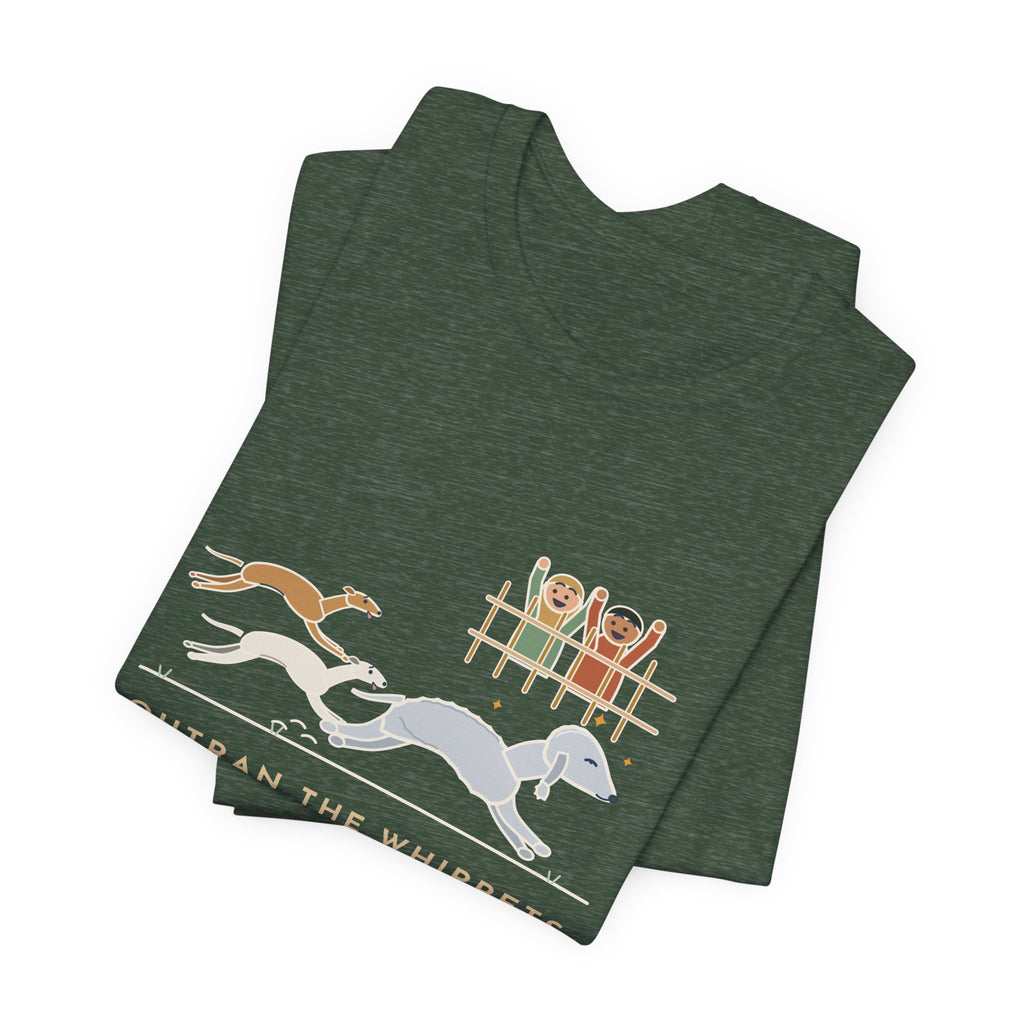 Bedlington Terrier T-Shirt - Outran the Whippets at the Dog Park, Still Fluffy