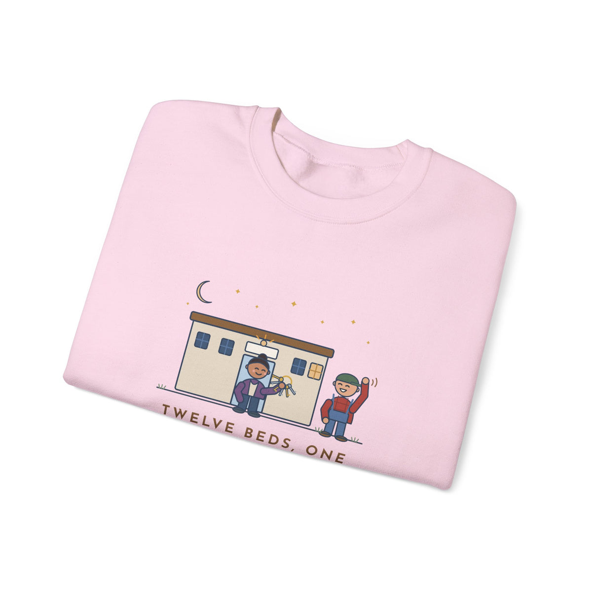 Critical Access Nurse Crewneck Sweatshirt - Twelve Beds, One Night Nurse, I Also Unlock the Door