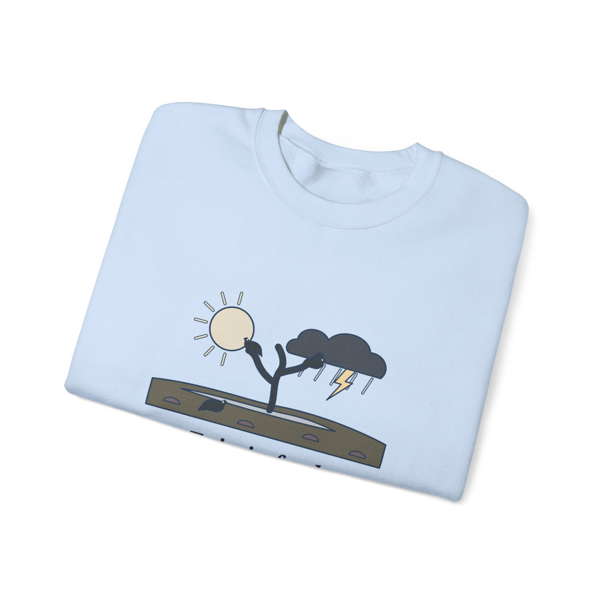 Fair Is Foul and Foul Is Fair Sweatshirt, Gothic Shakespeare Quote Crewneck with Twisted Heath Tree