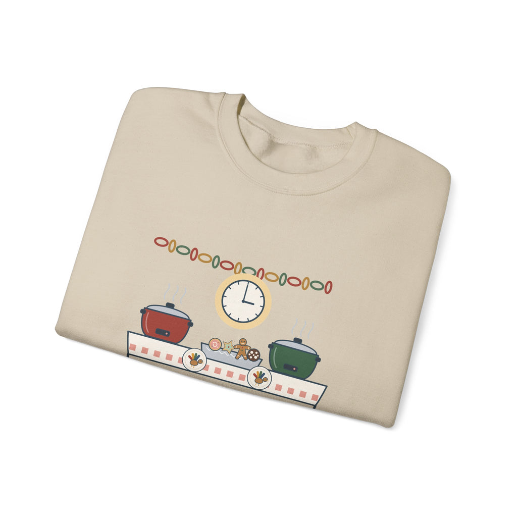 Night Shift Nurse Crewneck Sweatshirt - Holiday Potluck Starts at 0300, Gift for Nurses Working the Holiday Shift