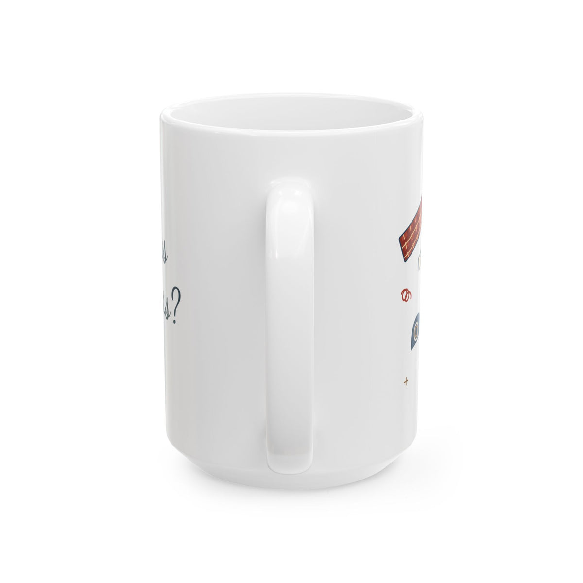 Large 15oz Christmas Mug - Who Has the Scissors? Gift Wrapping Humor Mug