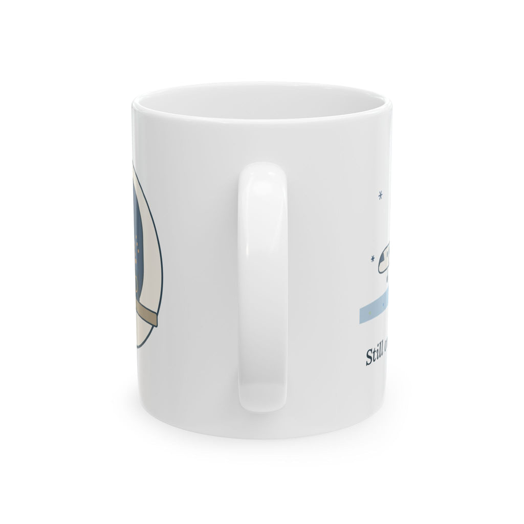 Air Travel Coffee Mug 11oz - Still on the Deicing Pad Holiday Travel Gift