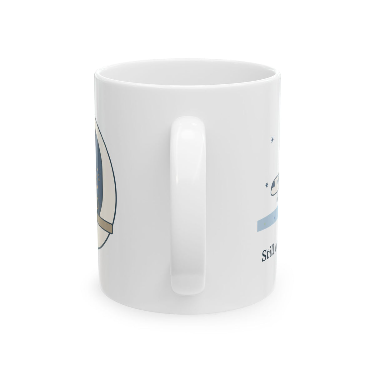 Air Travel Coffee Mug 11oz - Still on the Deicing Pad Holiday Travel Gift