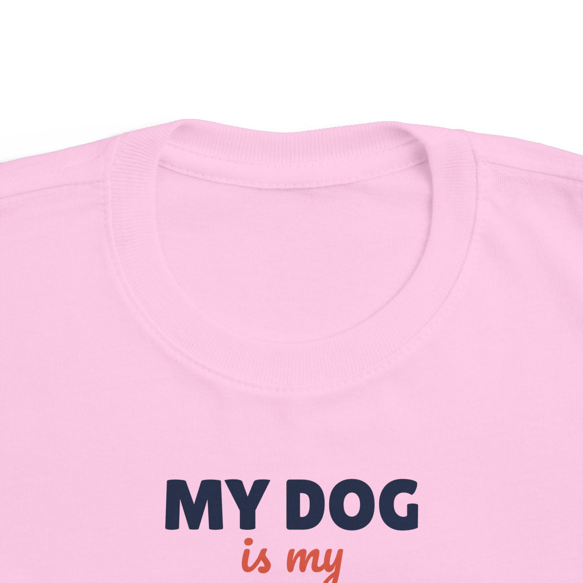 My Dog Is My Sibling Toddler T-Shirt, Funny Dog Lover Kid Tee