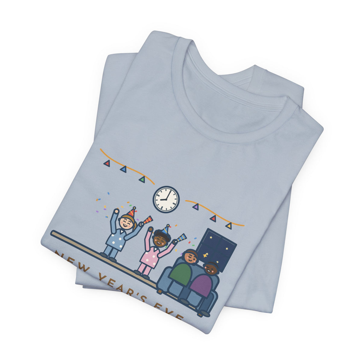 Funny New Year's Eve T-Shirt, With Little Kids, Counted Down at 8:00 and Called It Midnight, Early Countdown Tee