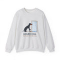 Doberman Crewneck Sweatshirt - Guard Dog. Won't Go Out in the Rain. Dobie Gift