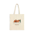 Tent Camping Tote Bag - This Tent Came Out of That Bag. Allegedly. Camping Tote