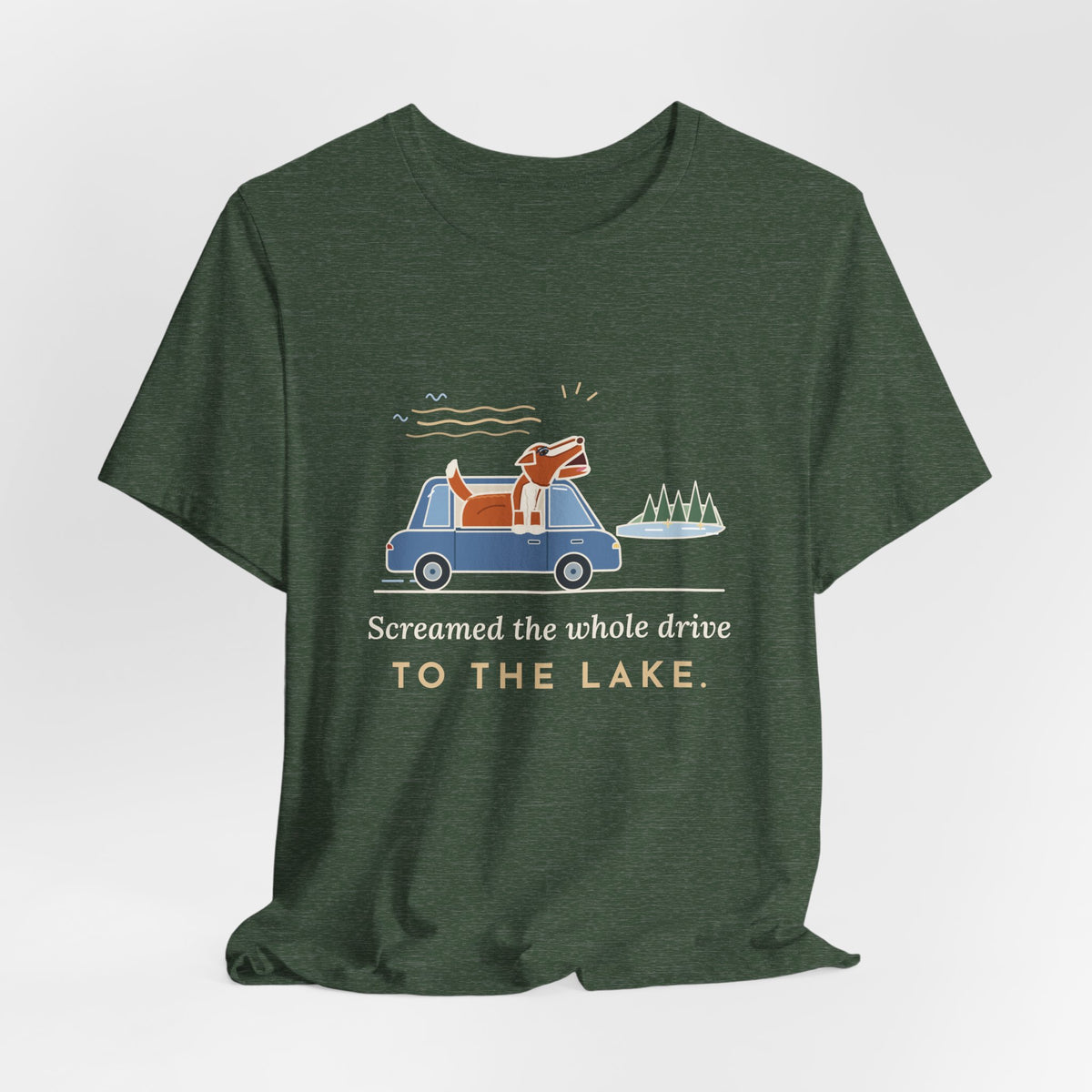 Nova Scotia Duck Tolling Retriever T-Shirt - Screamed the Whole Drive to the Lake