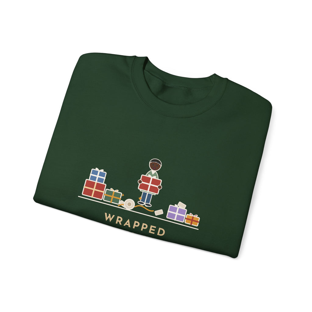 Funny Christmas Crewneck Sweatshirt - The Tape Was Under the Last Gift