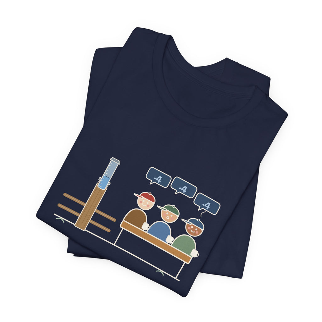 Farmer T-Shirt - Four-Tenths in the Gauge. The Whole Co-op Knows. Rain Gauge Tee
