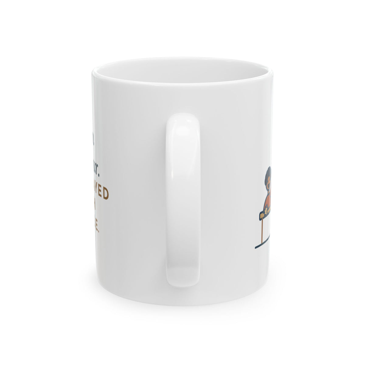 Detention Teacher Coffee Mug 11oz - Two Kids Stayed After Four to Finish the Puzzle