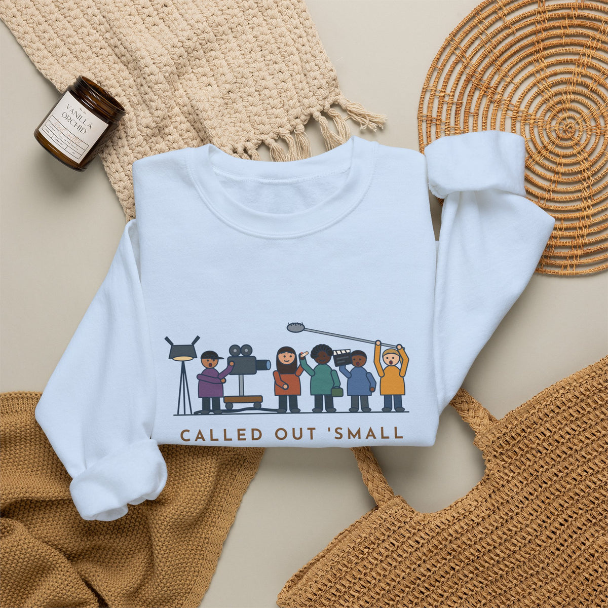 Film Set Nurse Crewneck Sweatshirt - Small Cut, Whole Crew Froze