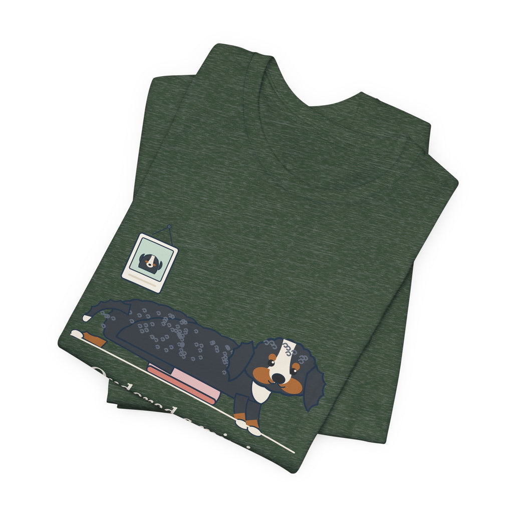 Bernedoodle T-Shirt - Ordered a Mini. Got Ninety Pounds. Funny Doodle Owner Tee