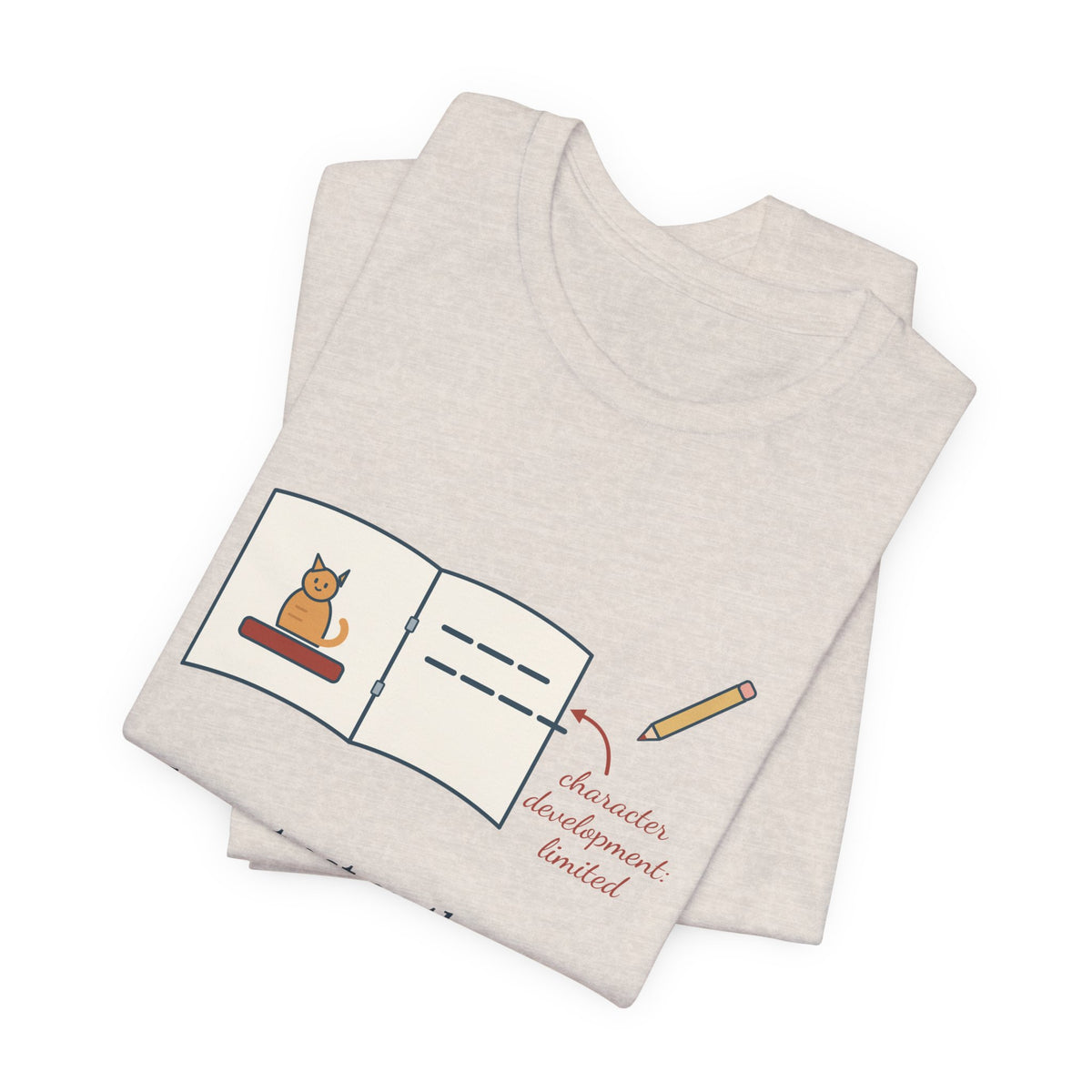 Reading Specialist T-Shirt - The Cat Sat on the Mat. That's the Whole Plot. Teacher Tee